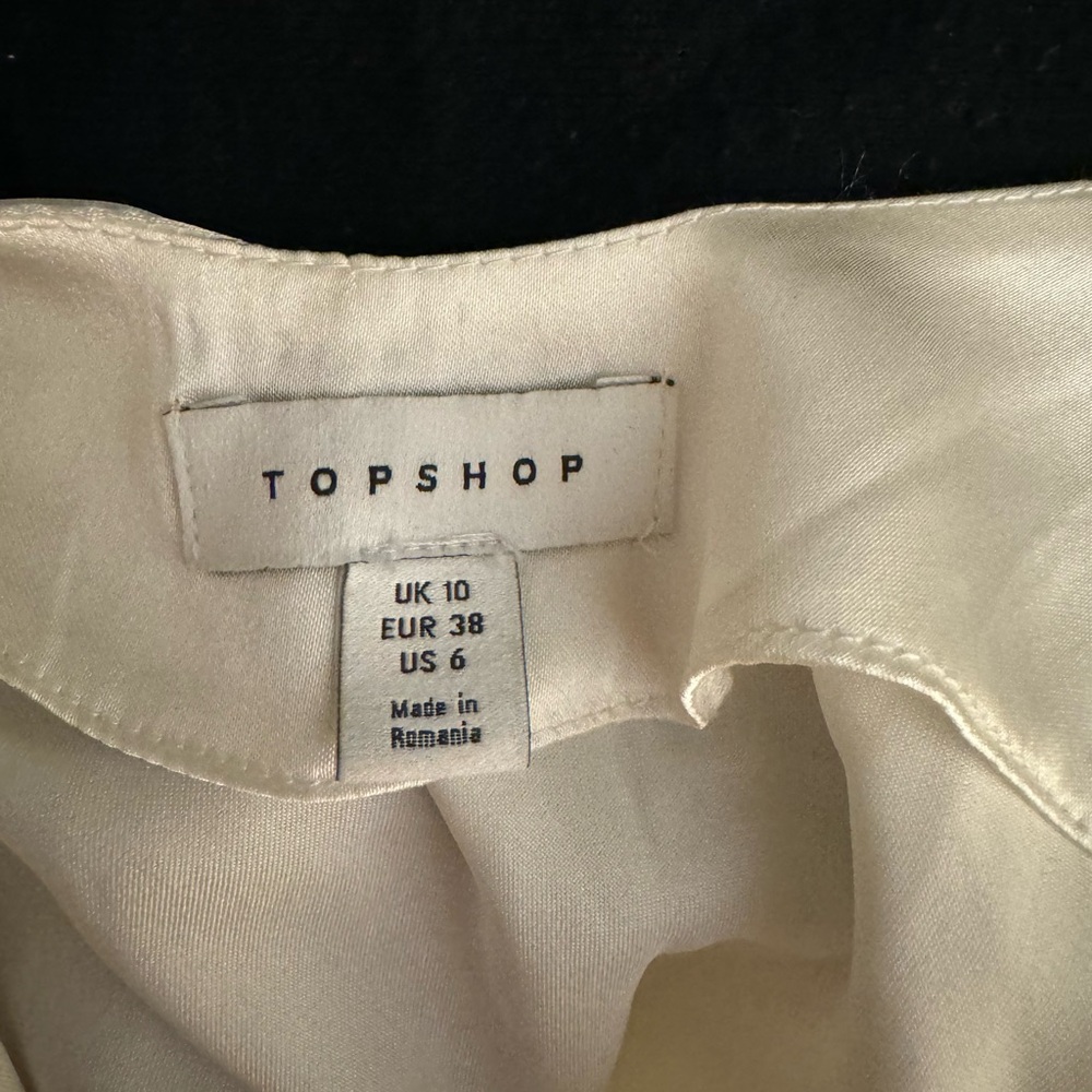 Topshop White Women's Cami